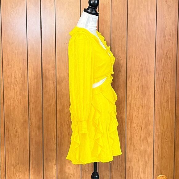 ALICE + OLIVIA Mitzi Cut Out Godet Minidress size 6 - Picture 12 of 16